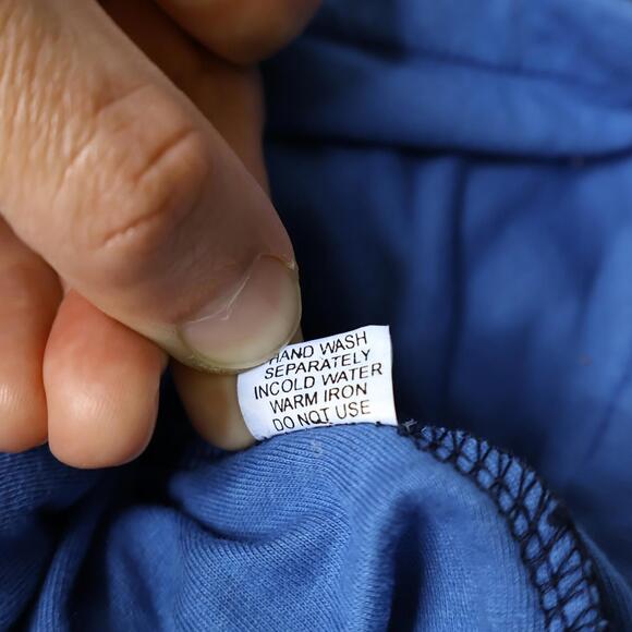 Jayli Blue Jacket Bell Sleeve Floral Embroidered Womens M Cotton Hippie Boho Zip - Picture 5 of 8